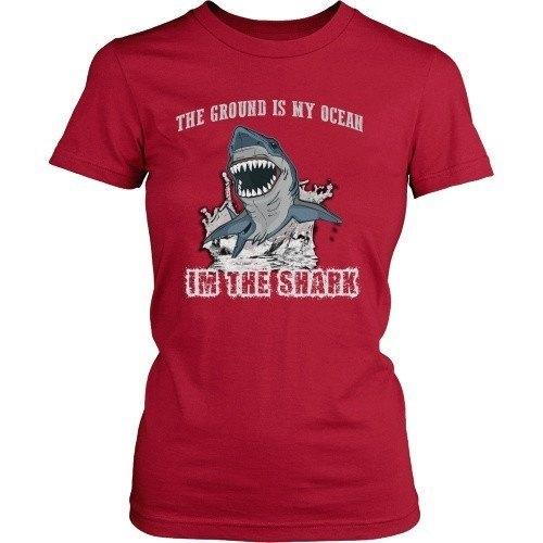 BJJ T Shirt - The ground is my ocean I'm the shark-T-shirt-Teelime | shirts-hoodies-mugs