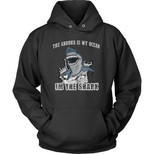 BJJ T Shirt - The ground is my ocean I'm the shark-T-shirt-Teelime | shirts-hoodies-mugs
