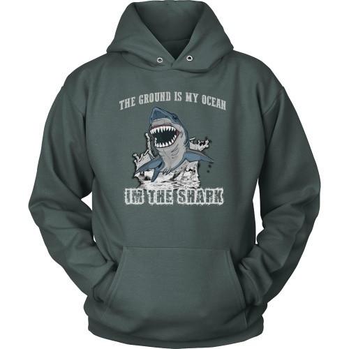 BJJ T Shirt - The ground is my ocean I'm the shark-T-shirt-Teelime | shirts-hoodies-mugs