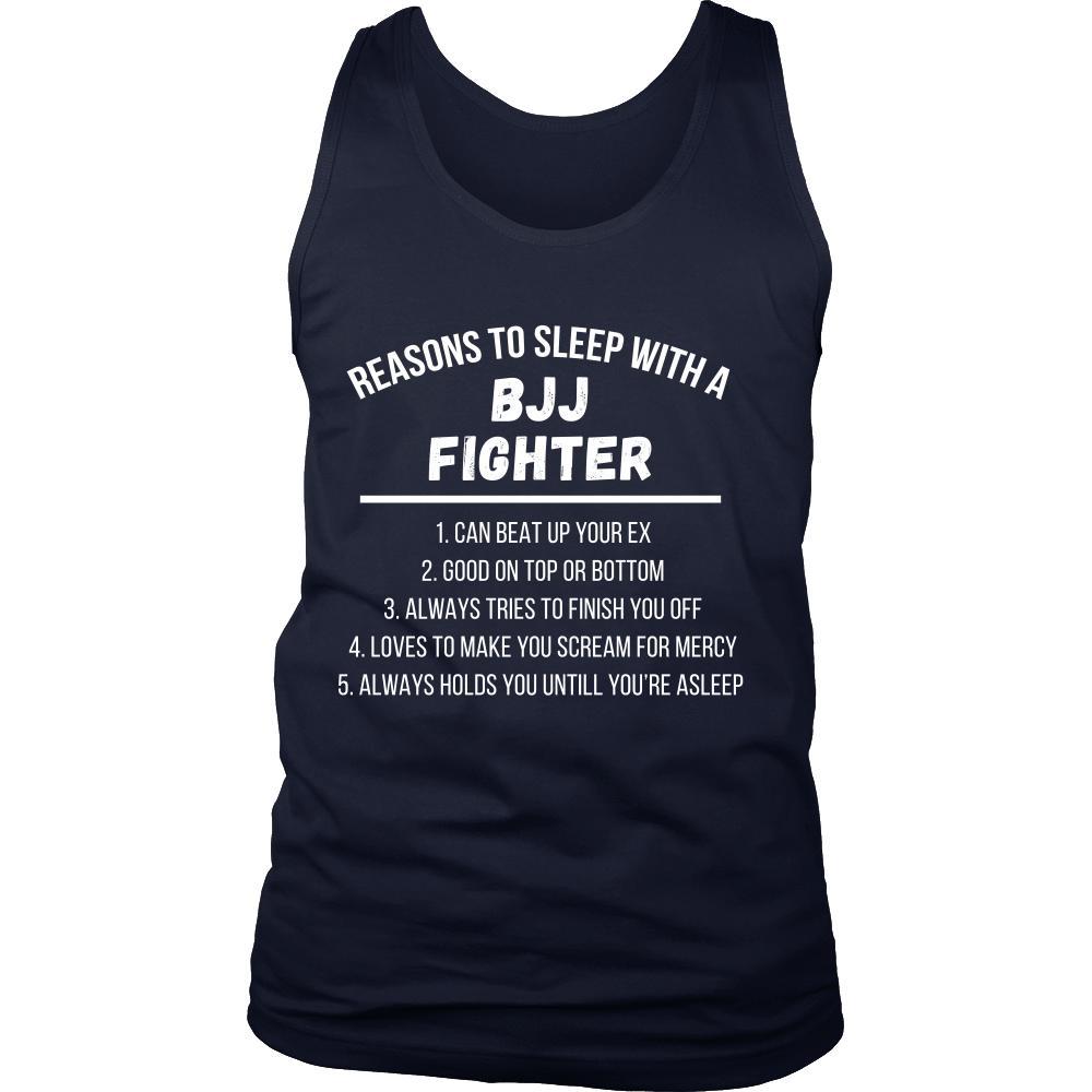 BJJ Tank Top - Jiu Jitsu Reasons to sleep with a BJJ Fighter