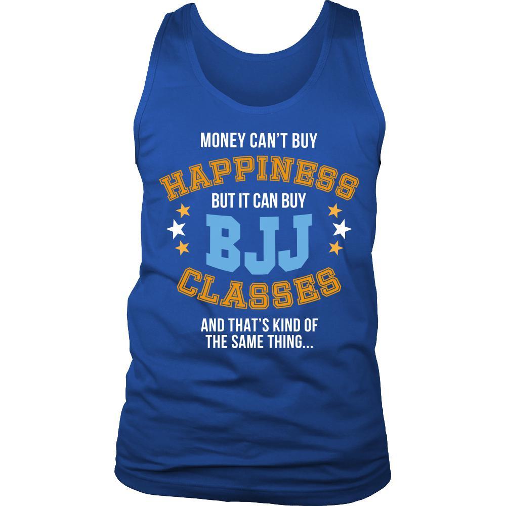 BJJ Tank Top - Money can't buy happiness but it can buy BJJ classes-T-shirt-Teelime | shirts-hoodies-mugs