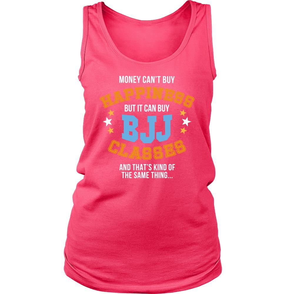 BJJ Tank Top - Money can't buy happiness but it can buy BJJ classes-T-shirt-Teelime | shirts-hoodies-mugs
