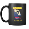 BJJ We can do it! Jiu-Jitsu 11oz Black Mug-Drinkware-Teelime | shirts-hoodies-mugs