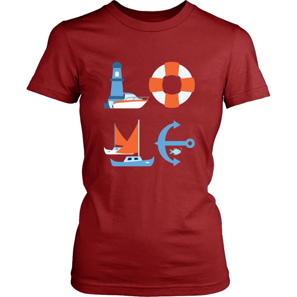 Boating / Sailing - LOVE Boating / Sailing - Sail Hobby Shirt-T-shirt-Teelime | shirts-hoodies-mugs