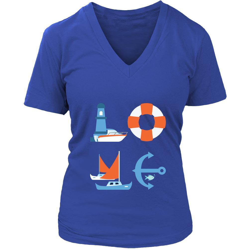 Boating / Sailing - LOVE Boating / Sailing - Sail Hobby Shirt-T-shirt-Teelime | shirts-hoodies-mugs