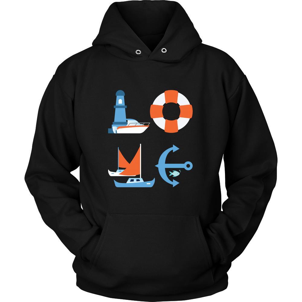 Boating / Sailing - LOVE Boating / Sailing - Sail Hobby Shirt-T-shirt-Teelime | shirts-hoodies-mugs