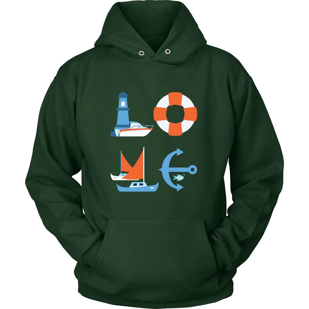 Boating / Sailing - LOVE Boating / Sailing - Sail Hobby Shirt-T-shirt-Teelime | shirts-hoodies-mugs