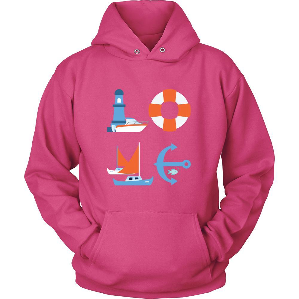 Boating / Sailing - LOVE Boating / Sailing - Sail Hobby Shirt-T-shirt-Teelime | shirts-hoodies-mugs