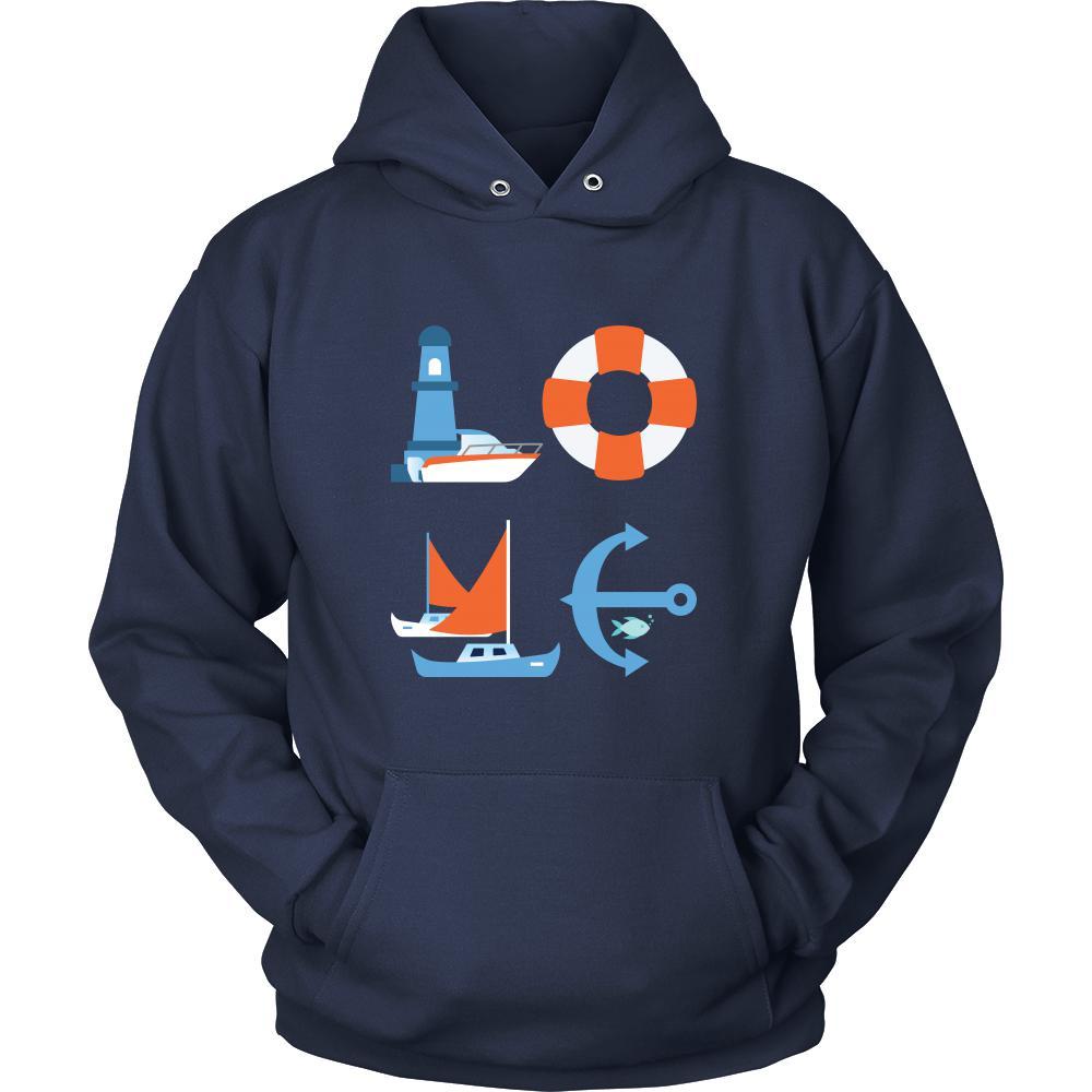 Boating / Sailing - LOVE Boating / Sailing - Sail Hobby Shirt-T-shirt-Teelime | shirts-hoodies-mugs