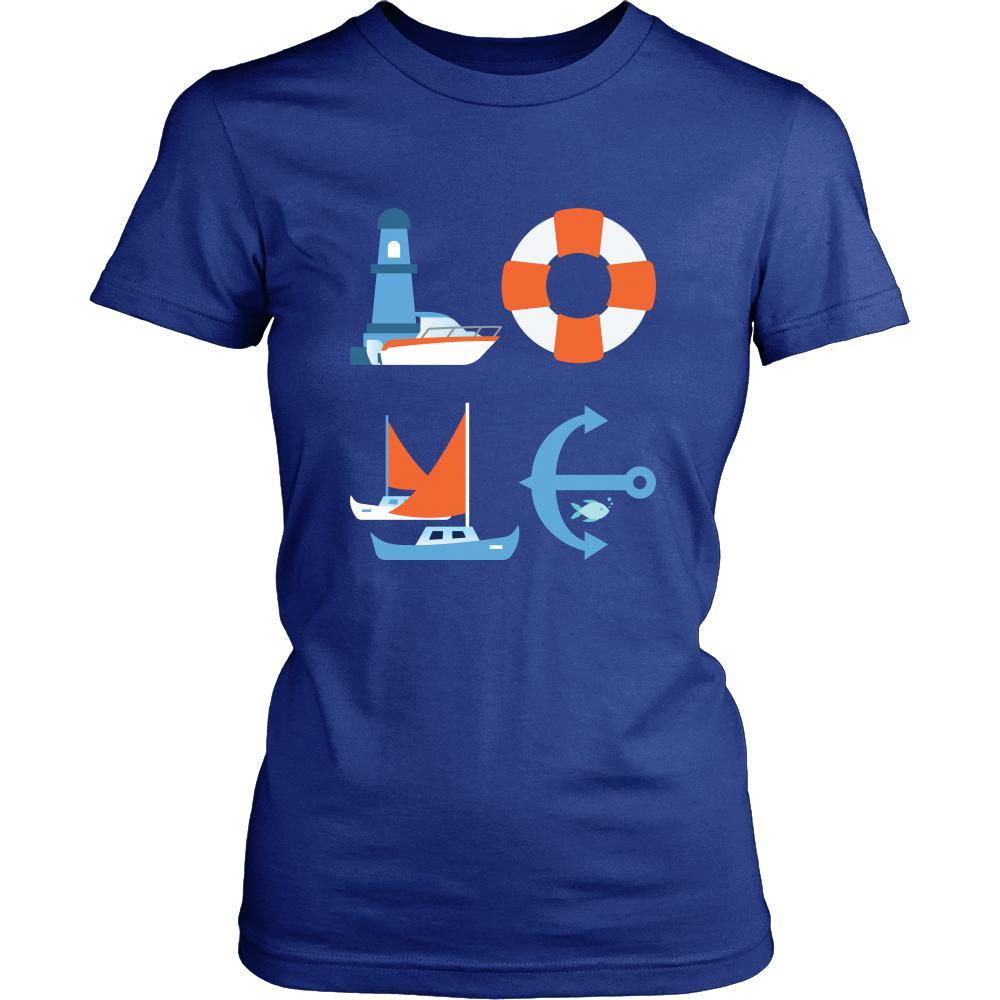 Boating / Sailing - LOVE Boating / Sailing - Sail Hobby Shirt-T-shirt-Teelime | shirts-hoodies-mugs
