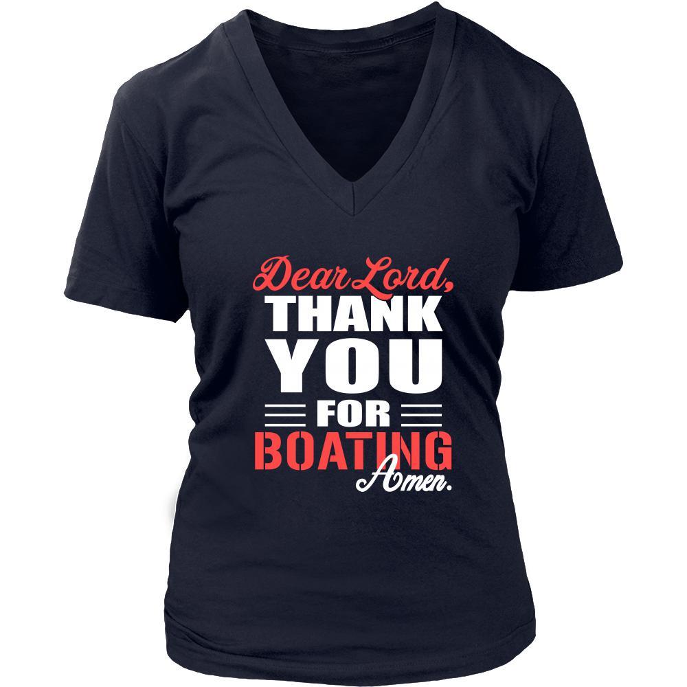 Boating Shirt - Dear Lord, thank you for Boating Amen- Hobby-T-shirt-Teelime | shirts-hoodies-mugs