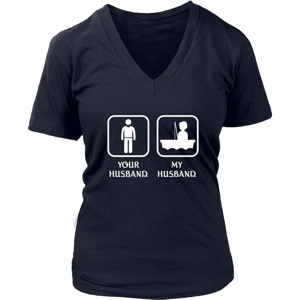 Boating - Your husband My husband - Mother's Day Hobby Shirt-T-shirt-Teelime | shirts-hoodies-mugs