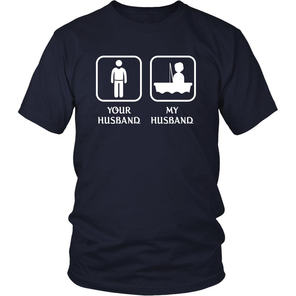Boating - Your husband My husband - Mother's Day Hobby Shirt-T-shirt-Teelime | shirts-hoodies-mugs