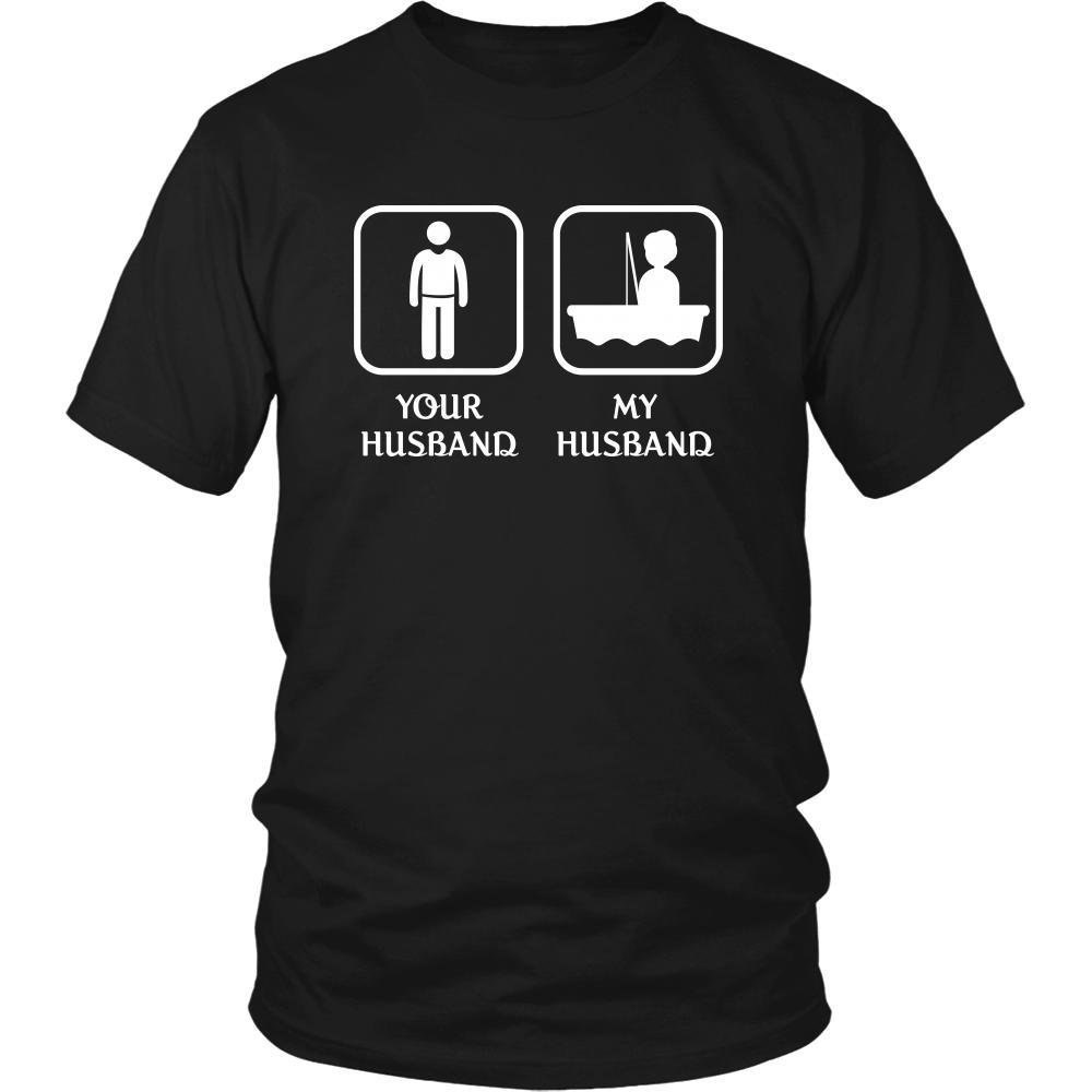 Boating - Your husband My husband - Mother's Day Hobby Shirt-T-shirt-Teelime | shirts-hoodies-mugs