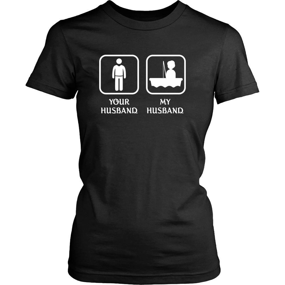 Boating - Your husband My husband - Mother's Day Hobby Shirt-T-shirt-Teelime | shirts-hoodies-mugs
