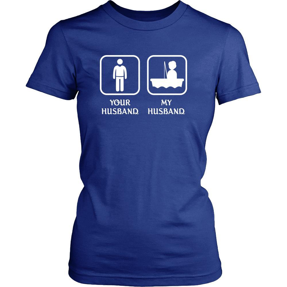 Boating - Your husband My husband - Mother's Day Hobby Shirt-T-shirt-Teelime | shirts-hoodies-mugs