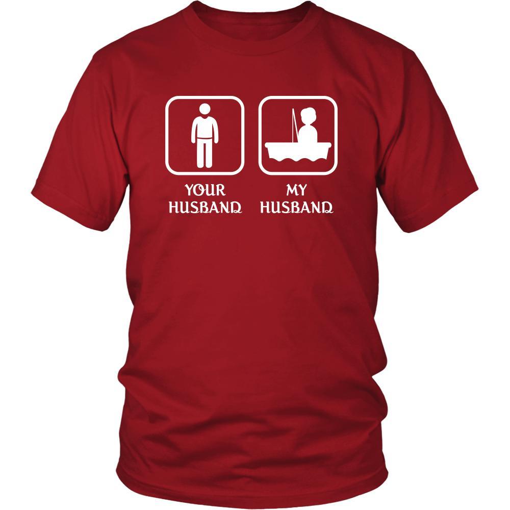 Boating - Your husband My husband - Mother's Day Hobby Shirt-T-shirt-Teelime | shirts-hoodies-mugs