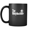 Body Building The Body Builder 11oz Black Mug-Drinkware-Teelime | shirts-hoodies-mugs