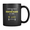Bodybuilder - Everyone relax the Bodybuilder is here, the day will be save shortly - 11oz Black Mug-Drinkware-Teelime | shirts-hoodies-mugs