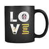 Bodybuilder / Personal Trainer - LOVE Bodybuilder / Personal Trainer - 11oz Black Mug-Drinkware-Teelime | shirts-hoodies-mugs