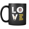 Bodybuilder / Personal Trainer - LOVE Bodybuilder / Personal Trainer - 11oz Black Mug-Drinkware-Teelime | shirts-hoodies-mugs