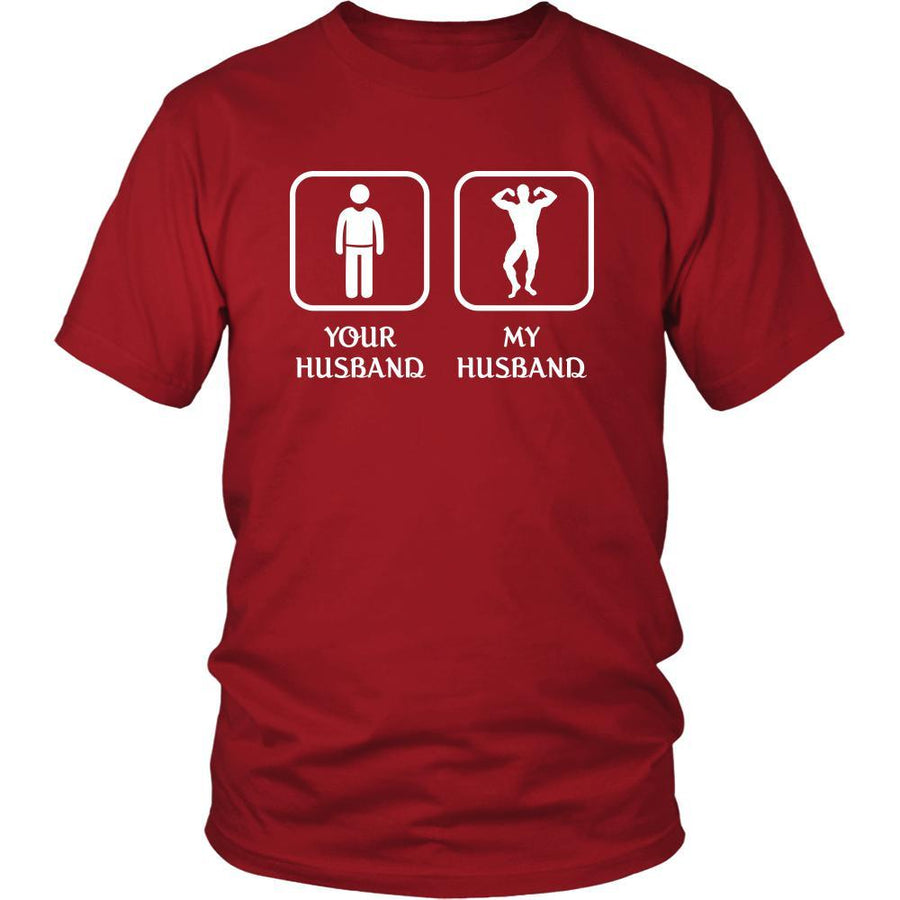 Bodybuilder - Your husband My husband - Mother's Day Profession/Job Shirt-T-shirt-Teelime | shirts-hoodies-mugs
