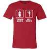 Bodybuilder - Your wife My wife - Father's Day Profession/Job Shirt-T-shirt-Teelime | shirts-hoodies-mugs