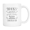 Book Coffee Cup - Books your best defense-Drinkware-Teelime | shirts-hoodies-mugs