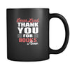Book Dear Lord, thank you for Books Amen. 11oz Black Mug-Drinkware-Teelime | shirts-hoodies-mugs