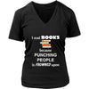Book - I read Books because punching people is frowned upo - Reader Hobby Shirt-T-shirt-Teelime | shirts-hoodies-mugs