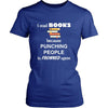 Book - I read Books because punching people is frowned upo - Reader Hobby Shirt-T-shirt-Teelime | shirts-hoodies-mugs
