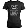 Book Reading T Shirt - Books your best defense against unwanted conversation-T-shirt-Teelime | shirts-hoodies-mugs