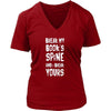 Book Reading T Shirt - Break my book's spine and I break yours-T-shirt-Teelime | shirts-hoodies-mugs