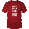 Book Reading T Shirt - Break my book's spine and I break yours-T-shirt-Teelime | shirts-hoodies-mugs