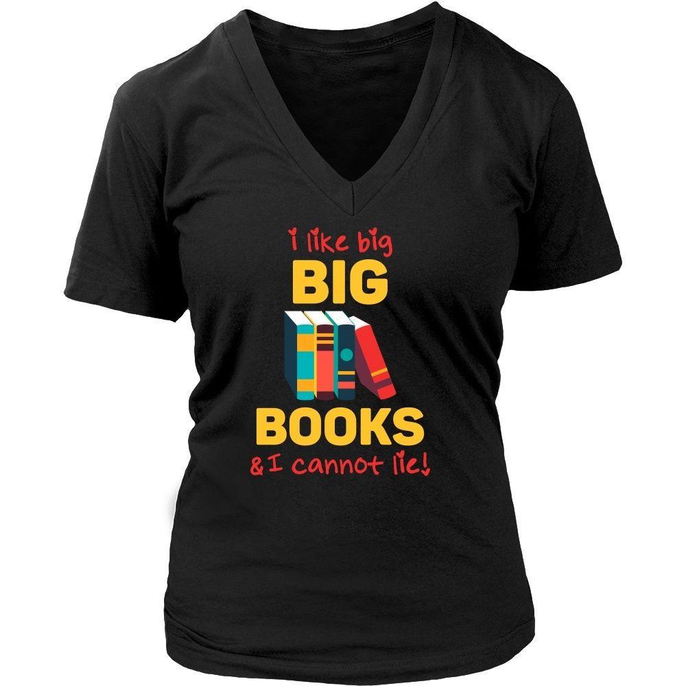Book Reading T Shirt - I like big books & I cannot lie-T-shirt-Teelime | shirts-hoodies-mugs