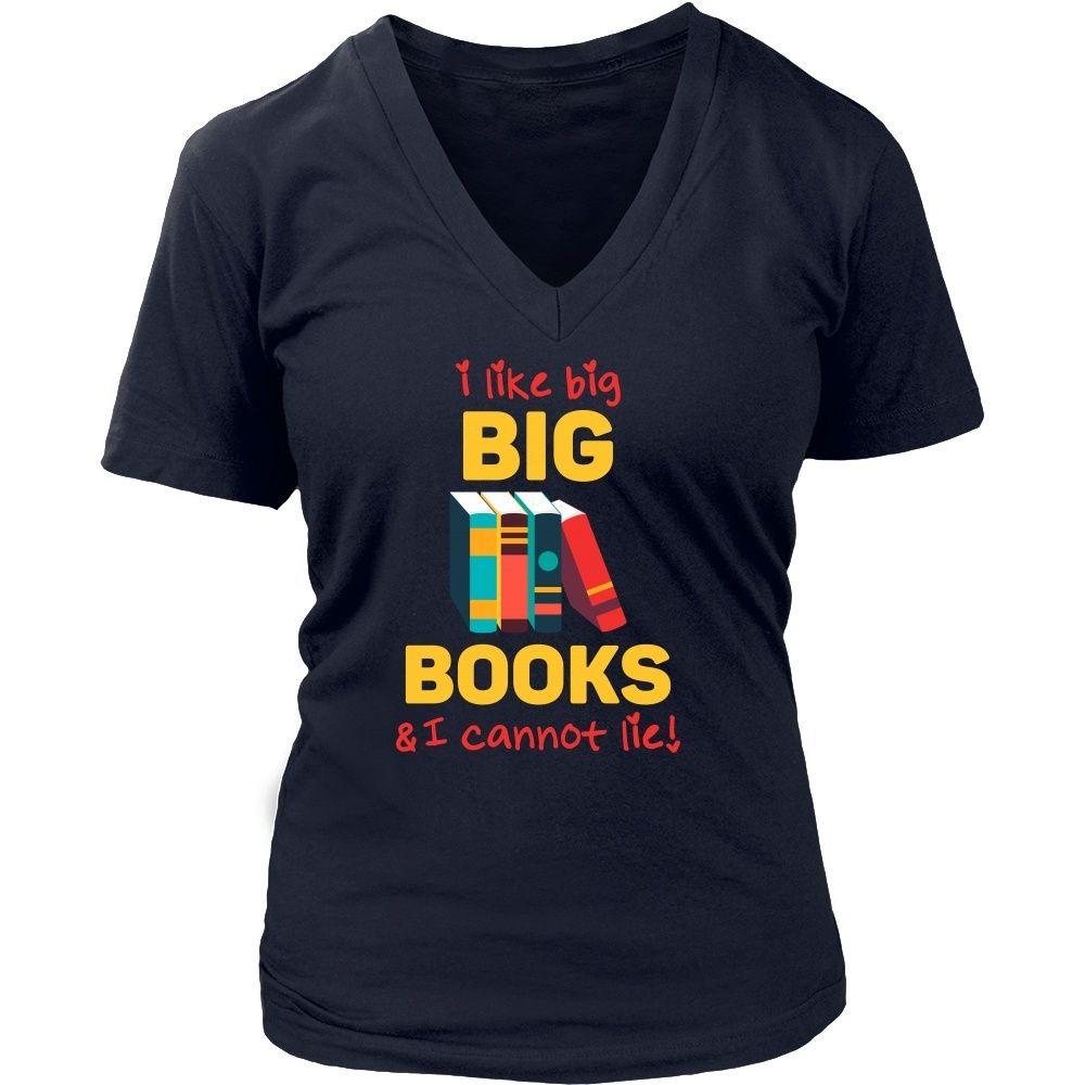 Book Reading T Shirt - I like big books & I cannot lie-T-shirt-Teelime | shirts-hoodies-mugs