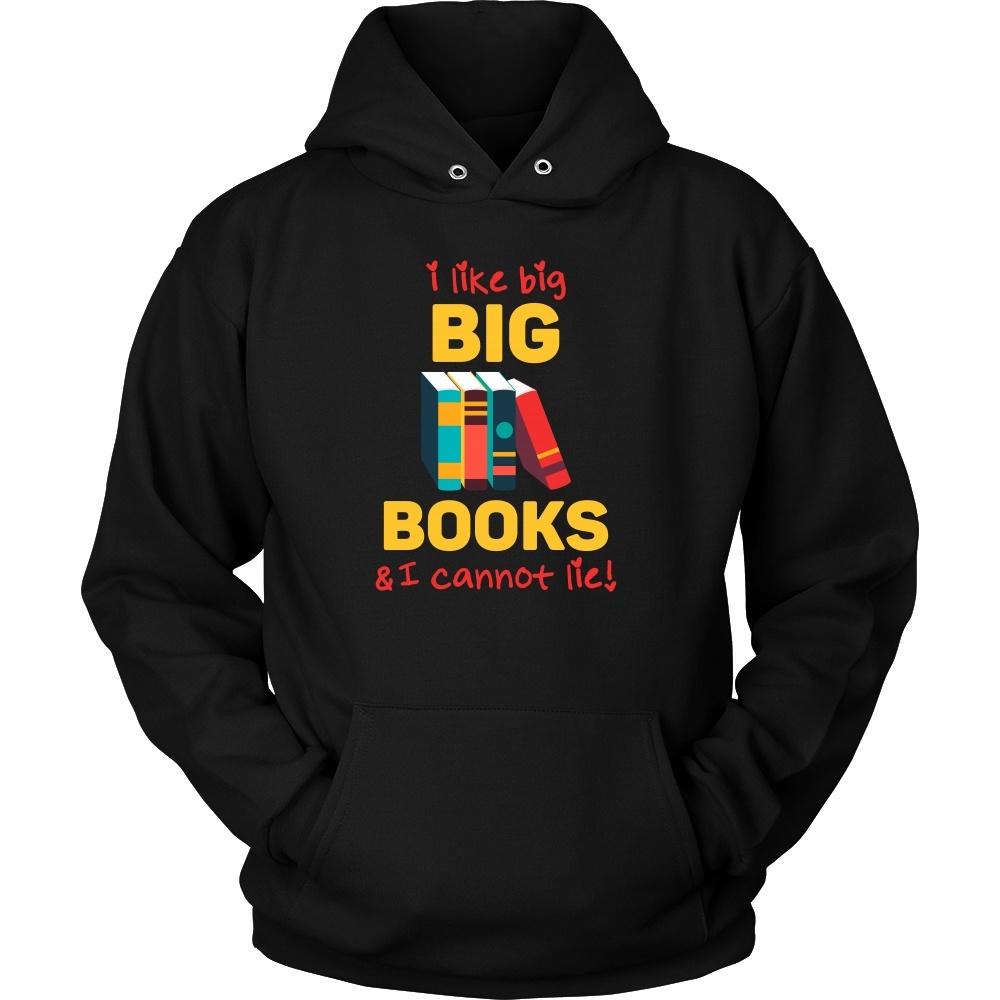 Book Reading T Shirt - I like big books & I cannot lie-T-shirt-Teelime | shirts-hoodies-mugs