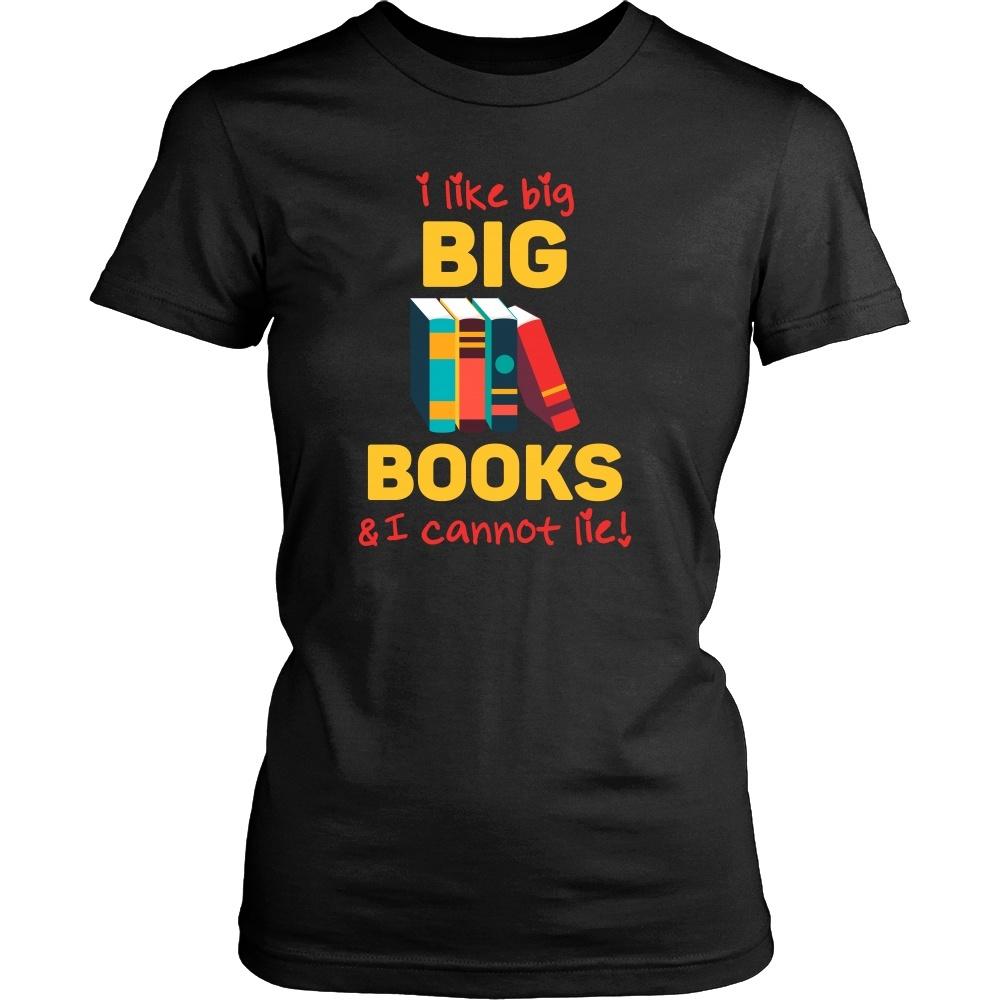 Book Reading T Shirt - I like big books & I cannot lie-T-shirt-Teelime | shirts-hoodies-mugs