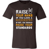 Bookkeeper Shirt - Raise your hand if you love Bookkeeper, if not raise your standards - Profession Gift-T-shirt-Teelime | shirts-hoodies-mugs