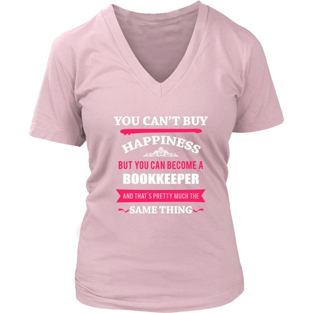 Bookkeeper Shirt - You can't buy happiness but you can become a Bookkeeper and that's pretty much the same thing Profession-T-shirt-Teelime | shirts-hoodies-mugs