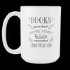 Books Mug - Books your best defense mug - Books Coffee Mug Book Coffee Cup (15oz)-Drinkware-Teelime | shirts-hoodies-mugs