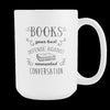 Books Mug - Books your best defense mug - Books Coffee Mug Book Coffee Cup (15oz)-Drinkware-Teelime | shirts-hoodies-mugs