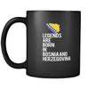 Bosnia and Herzegovina Legends are born in Bosnia and Herzegovina 11oz Black Mug-Drinkware-Teelime | shirts-hoodies-mugs