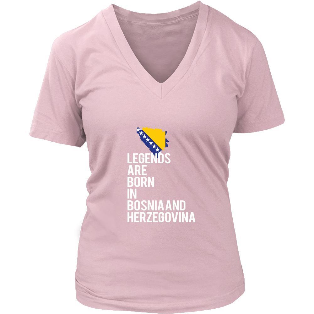 Bosnia and Herzegovina Shirt - Legends are born in Bosnia and Herzegovina - National Heritage Gift-T-shirt-Teelime | shirts-hoodies-mugs