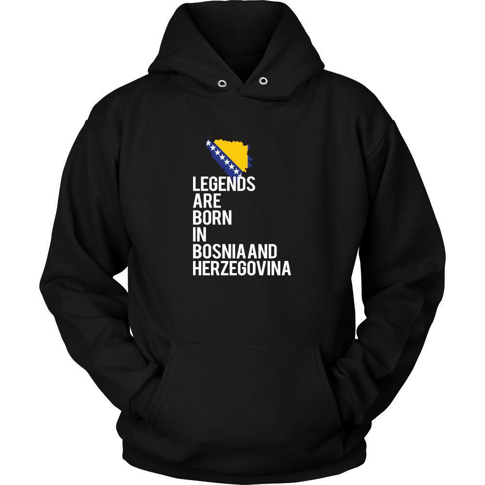 Bosnia and Herzegovina Shirt - Legends are born in Bosnia and Herzegovina - National Heritage Gift-T-shirt-Teelime | shirts-hoodies-mugs