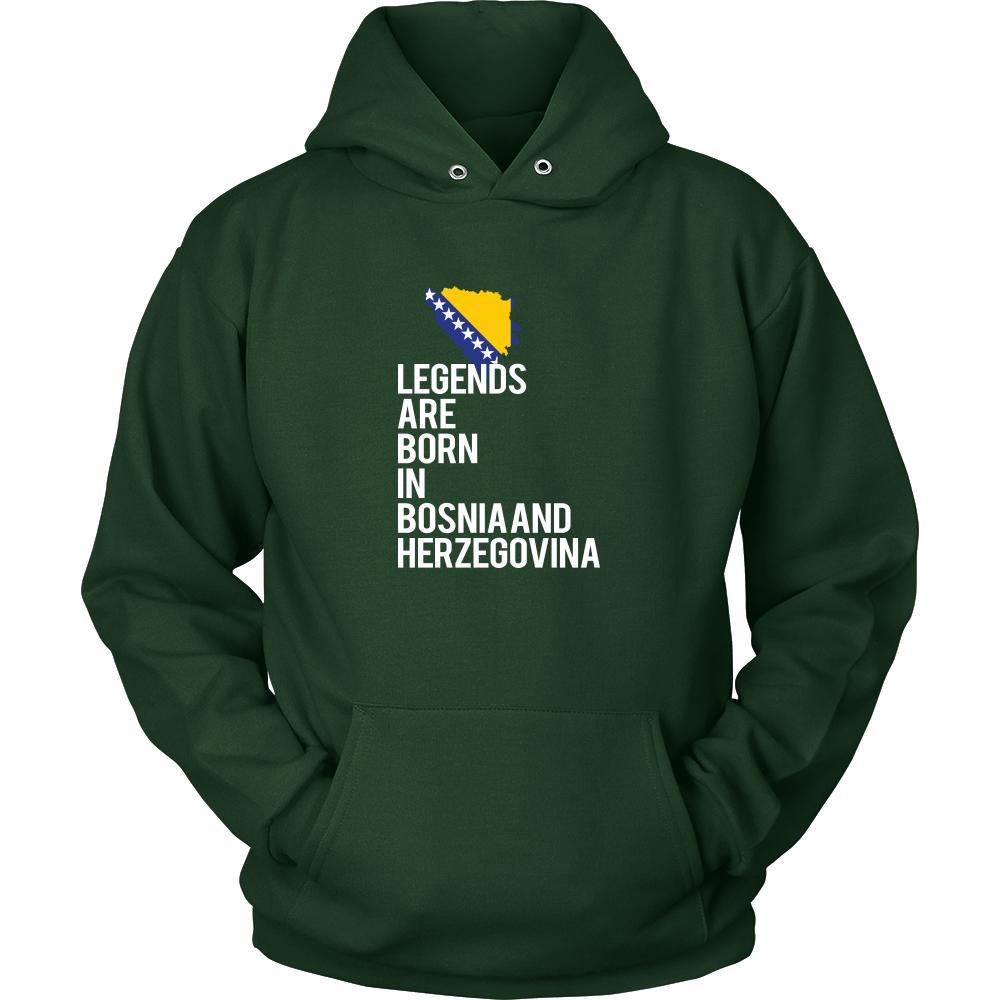 Bosnia and Herzegovina Shirt - Legends are born in Bosnia and Herzegovina - National Heritage Gift-T-shirt-Teelime | shirts-hoodies-mugs