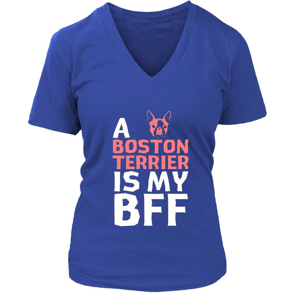 Boston terrier Shirt - a Boston terrier is my bff- Dog Lover Gift-T-shirt-Teelime | shirts-hoodies-mugs