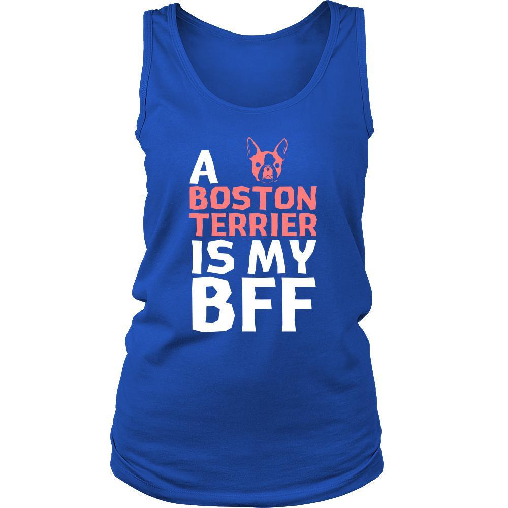 Boston terrier Shirt - a Boston terrier is my bff- Dog Lover Gift-T-shirt-Teelime | shirts-hoodies-mugs