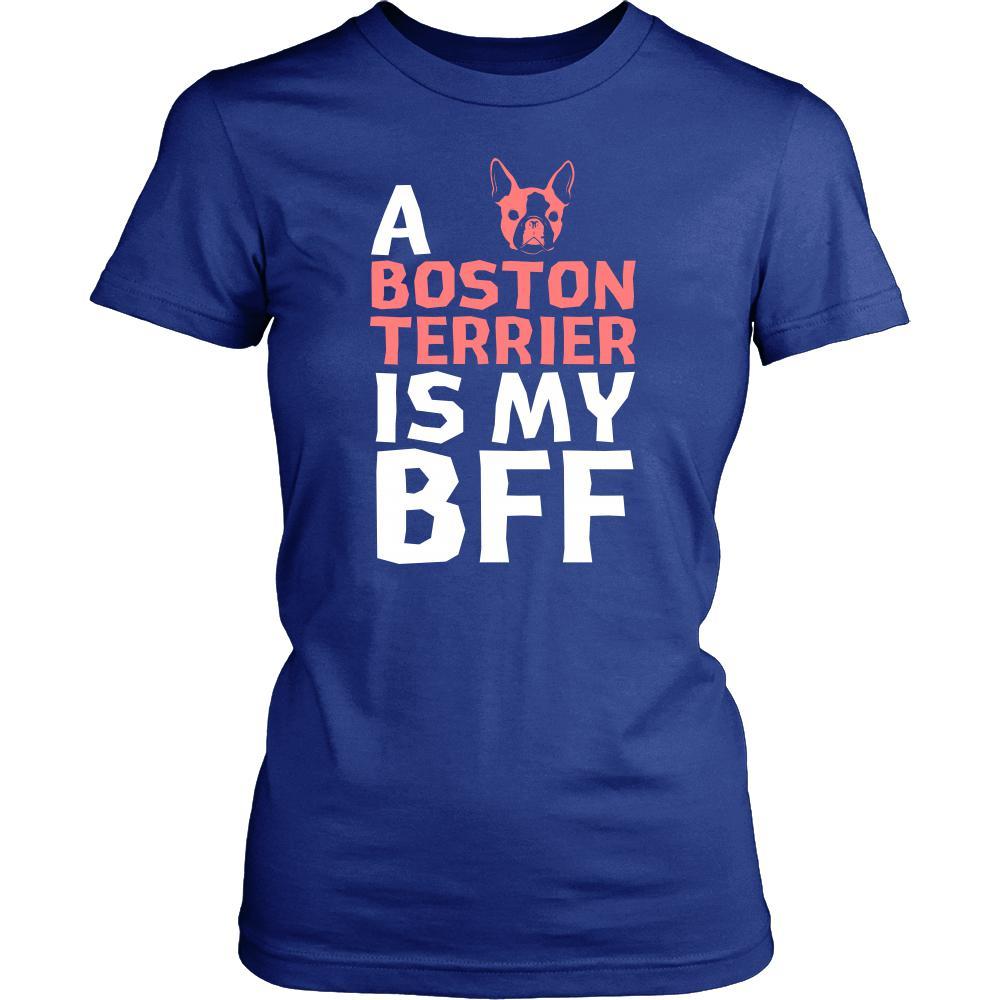 Boston terrier Shirt - a Boston terrier is my bff- Dog Lover Gift-T-shirt-Teelime | shirts-hoodies-mugs