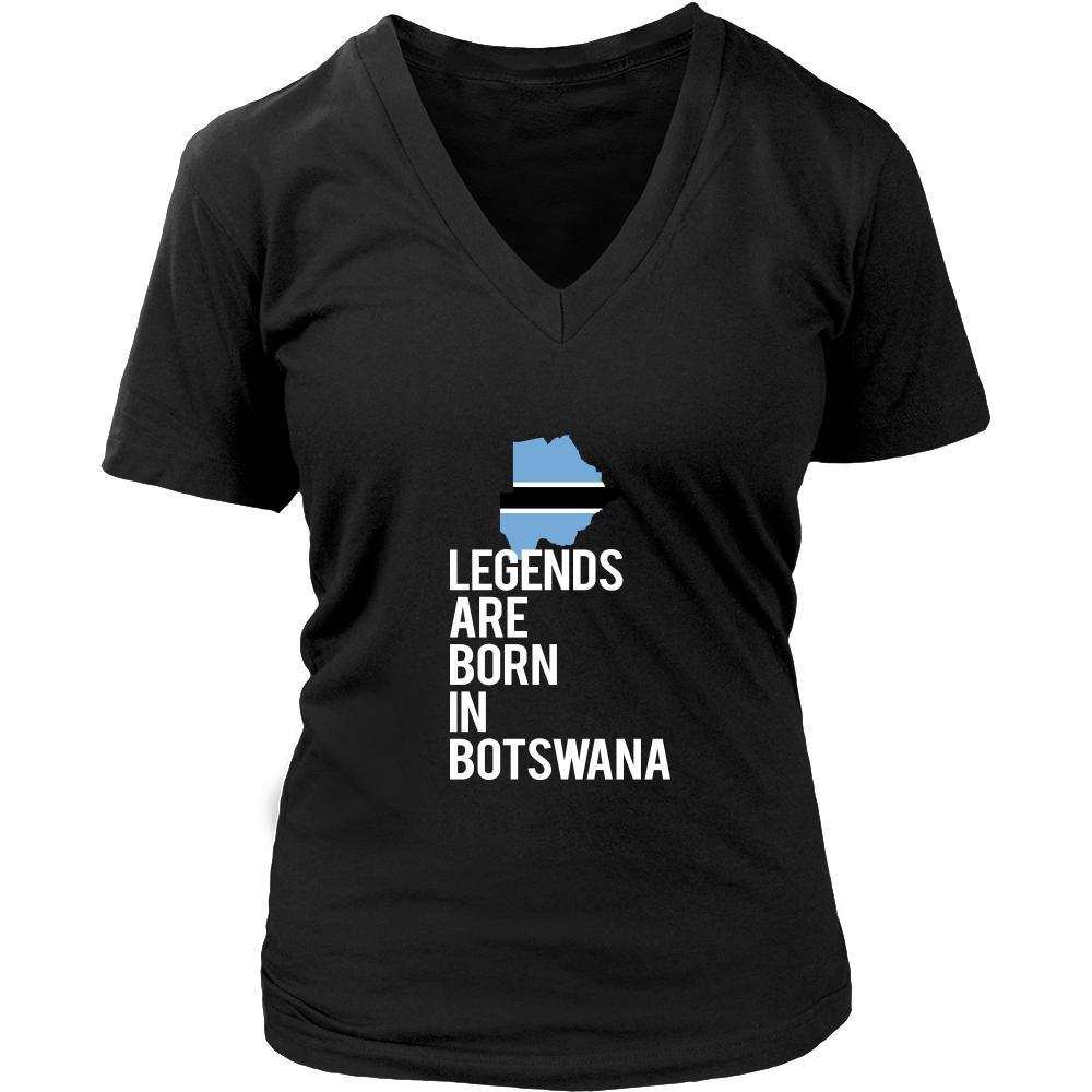 Botswana Shirt - Legends are born in Botswana - National Heritage Gift-T-shirt-Teelime | shirts-hoodies-mugs
